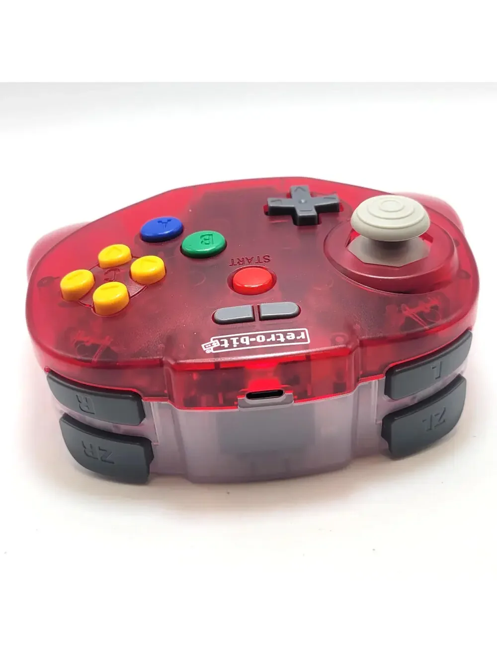 Tribute64 2.4GHz Wireless Controller - N64, Switch, & USB - Watermelon Red